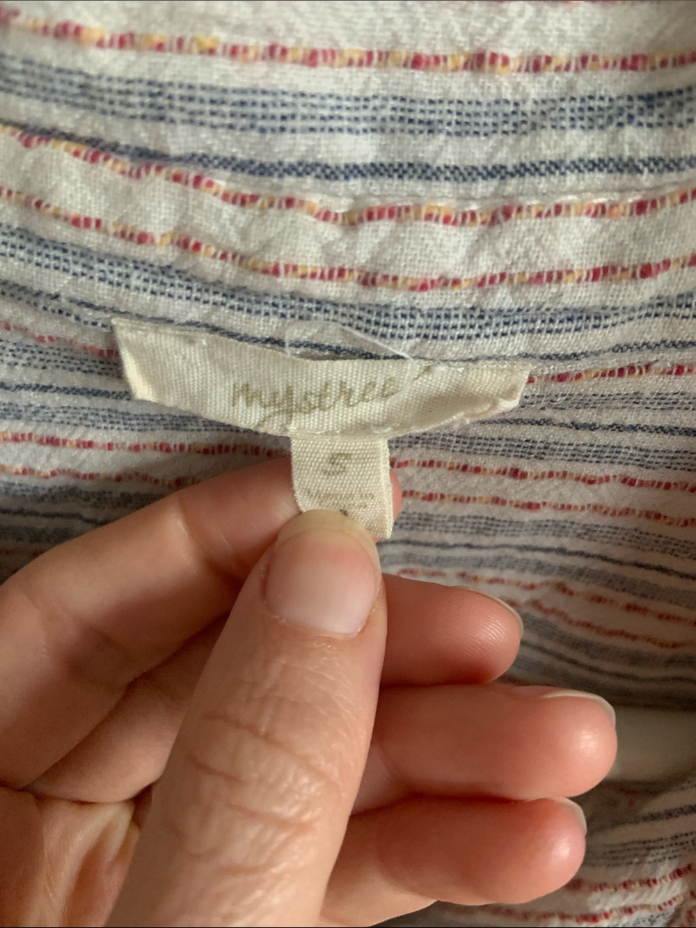Anthro Embroidered Button Up - Picture 2 of 4